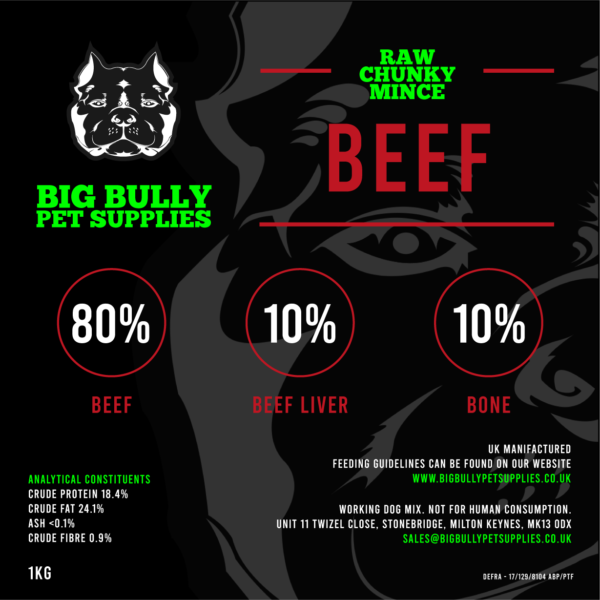 Raw food 80-10-10 - Beef